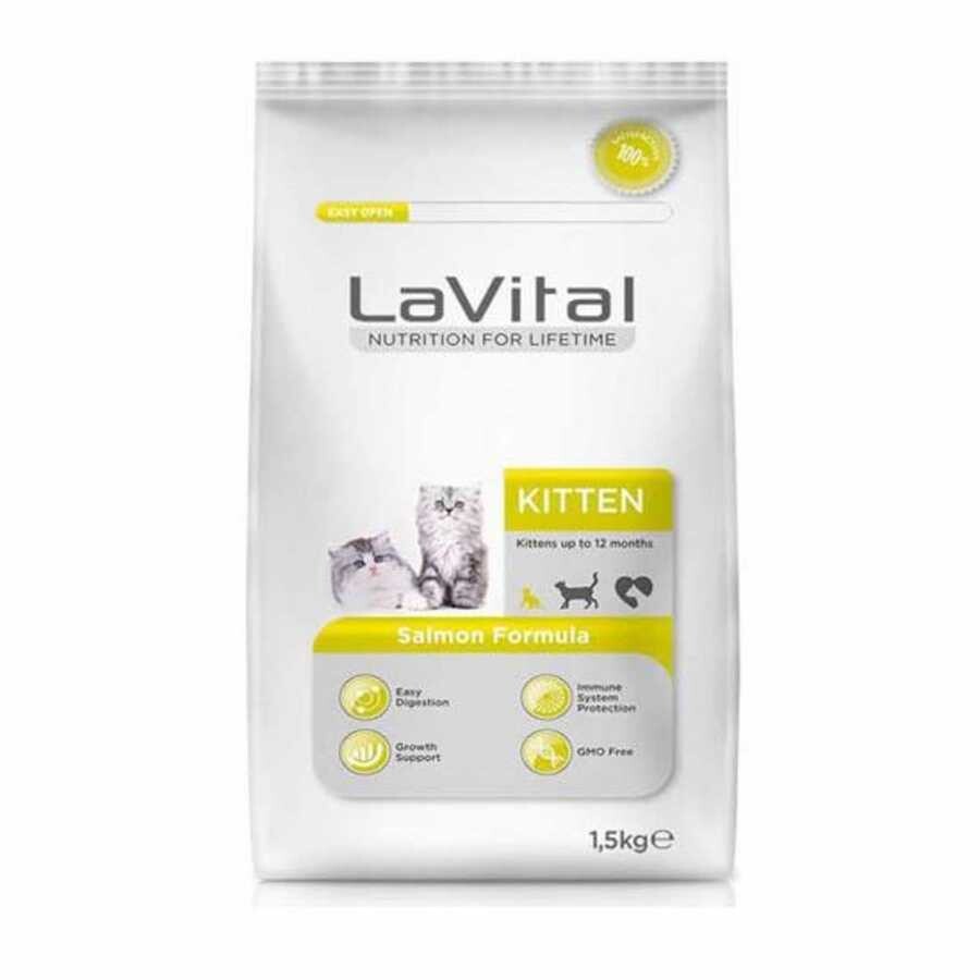Lavital Kitten Somonlu Yavru Kedi Maması 1.5 KG | SRC: Barcode: 8014556127212